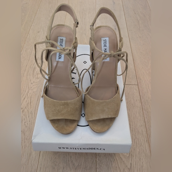 Steve Madden Shoes - Steve Madden Beige Women's Sandals